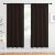 NICETOWN Blackout Curtains for Living Curtains, Thermal Insulated Noise Reducing Curtains & Drapes for Small Kitchen Window, Privacy Draperies (Toffee