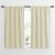 NICETOWN Kitchen Curtains, Short Blackout Curtains & Drapes, Home Decoration Privacy Thermal Insulated Curtains for Unicorn Theam Room (Beige, 42″ Wid
