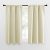 NICETOWN Kitchen Curtains, Short Blackout Curtains & Drapes, Home Decoration Privacy Thermal Insulated Curtains for Unicorn Theam Room (Beige, 34″ Wid