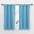 NICETOWN Kitchen Curtains, Short Blackout Curtains & Drapes, Home Decoration Privacy Thermal Insulated Curtains for Unicorn Theam Room (Teal Blue, 34″