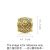 ‘Noir’ 999 Gold Charm