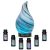 Oil Diffuser & Essential Oils Set – Aromatherapy Diffuser with 6 Essential Oils Set, Ultrasonic Cool Mist Oil Diffusers for Essential Oils, 4 Timer &