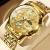 OLEVS Mens Watches Chronograph Business Dress Quartz Stainless Steel Waterproof Luminous Date Wrist Watch