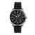 Shield™ Sonar Chronograph Strap Watches with Date – Black/Silver