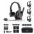 SYNCO XTALK XPRO 4 Users Wireless Intercom Headset System with 24H Battery 500m/1640ft Range, Wireless Communication Headset with Noise Cancellation f