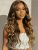 UNice Bye-Bye Slip™ 7×5 Lace Deep Brown with Caramel Higlights Loose Wave Drawstring Glueless Wig