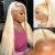 Upgrade Glueless Invisi Strap 360 Skin Lace Frontal 613 Blonde Straight Wig No Gel For Summer Stable Put on & Go Wigs