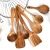 Wooden Kitchen Utensils Set, 7 Counts/set Non-stick Spatula Spoon Set, Kitchen Cooking Utensils Set, Household Kitchen Utensils Set